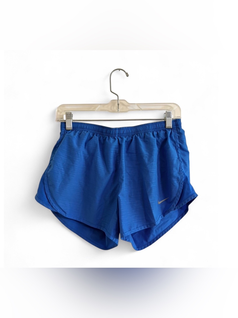 Nike Dri-FIT Running Athletic Shorts Blue Women's Size S Adjustable Waist